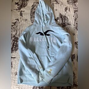Hollister Sky Blue Pullover Hoodie